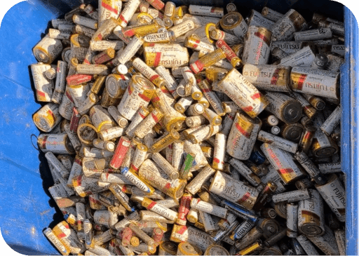 廃乾電池 引取り (計256kg)